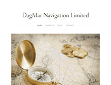 Tablet Screenshot of dagmarnavigation.com